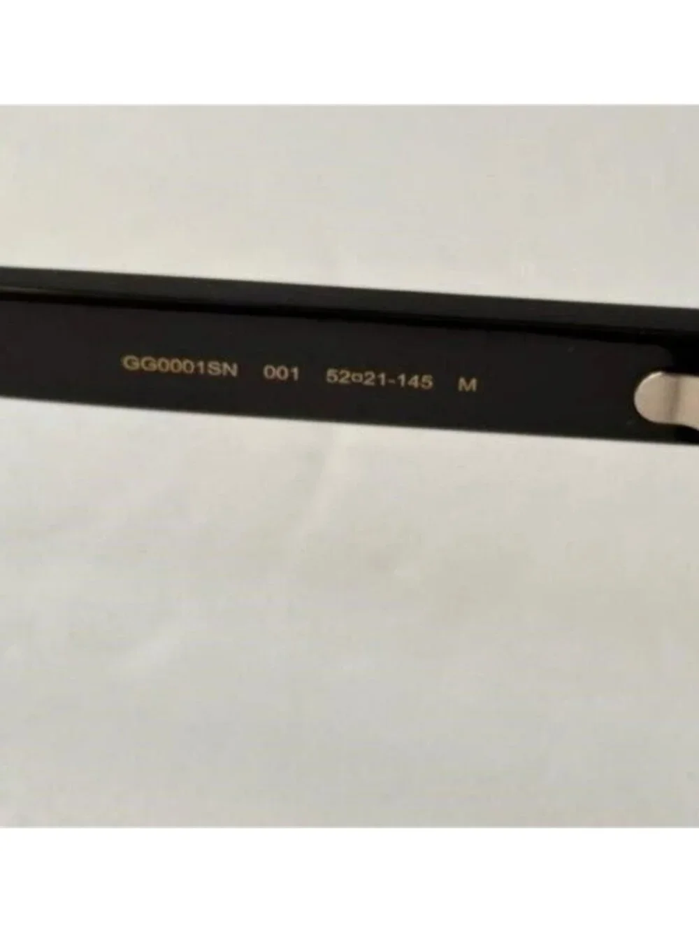 Authentic Gucci Smoke Square Men's Sunglasses GG0001SN 001